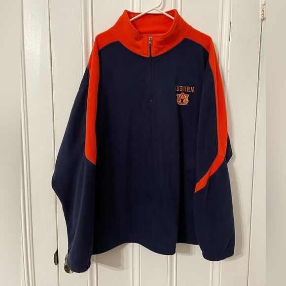 Auburn Tigers Pro Edge 1/4 zipper fleece pullover - Picture 1 of 4